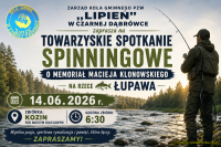 Towarzyskie Spotkanie Spinningowe o Memoriał Macieja Klonowskiego