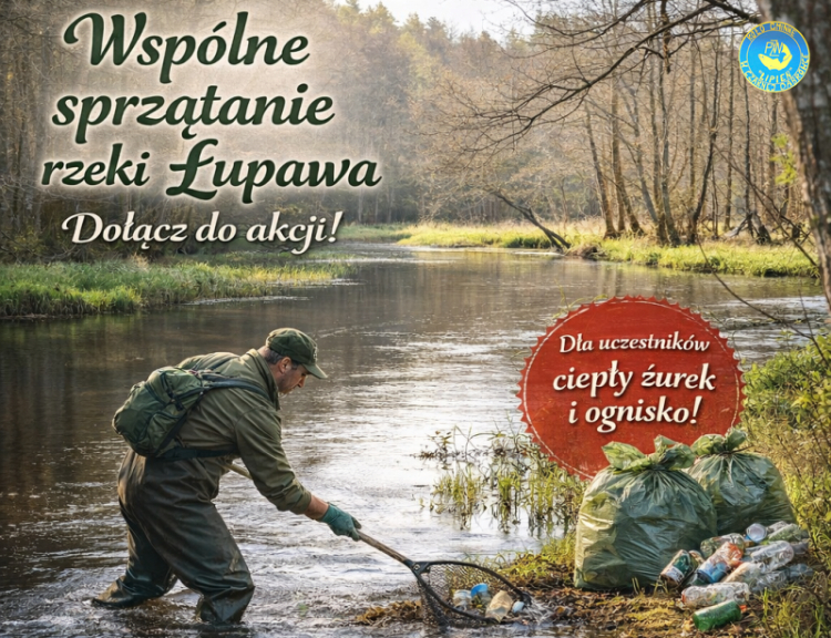 Wspólne sprzątanie rzeki Łupawa – dołącz do akcji!