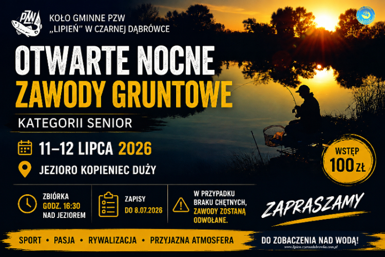 Zapraszamy na Otwarte Nocne Zawody Gruntowe 2026